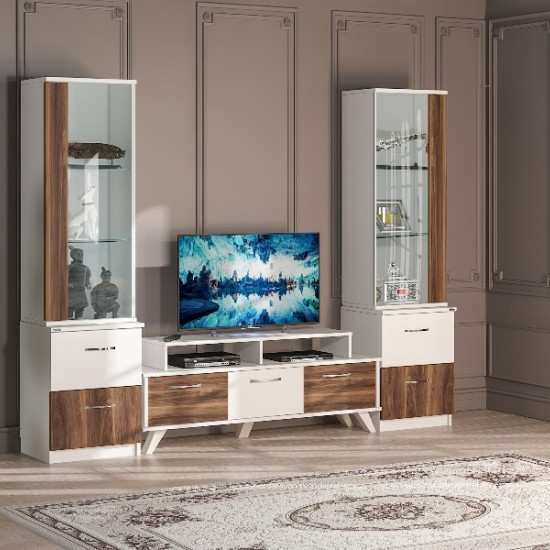 ABRE VM-441451  CEVİZ TV UNİTESİ LCD SEHPASI